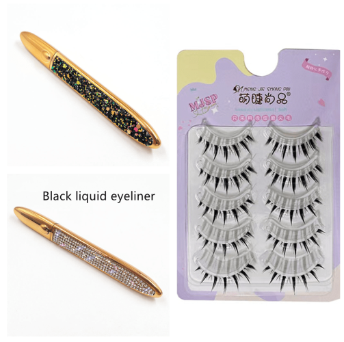 False Eyelashes Self-adhesive Eyeliner Multicolor False Eyelashes Self-adhesive Eyeliner Multicolor